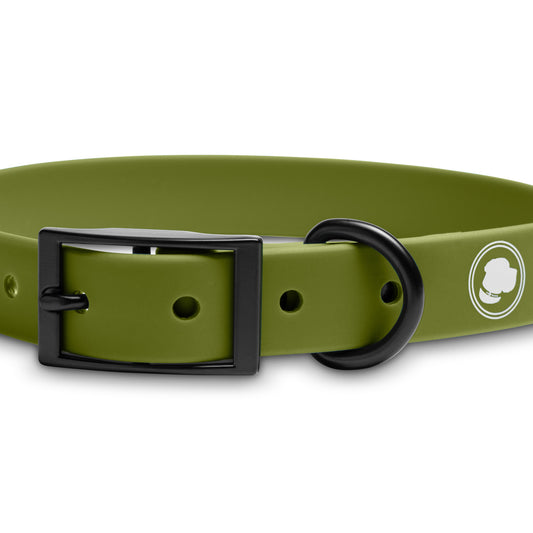 The Modern Dog Company - Olive Green Collar (Weather + Odor