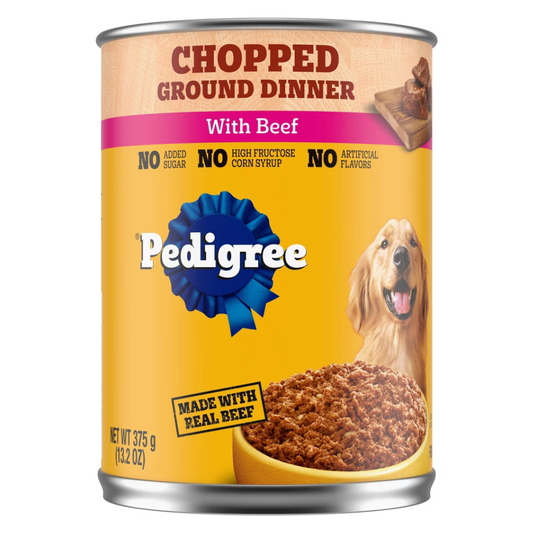 Wet Dog Food Chopped Ground Beef 13.2oz 🥫