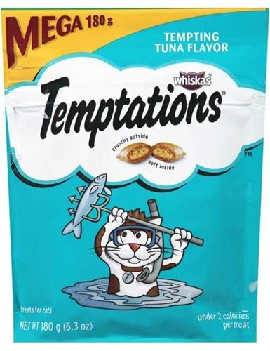 Temptations Mega Tempting Tuna Cat Treat (6.35oz) - Temptations Cat Treats - The Family Pet