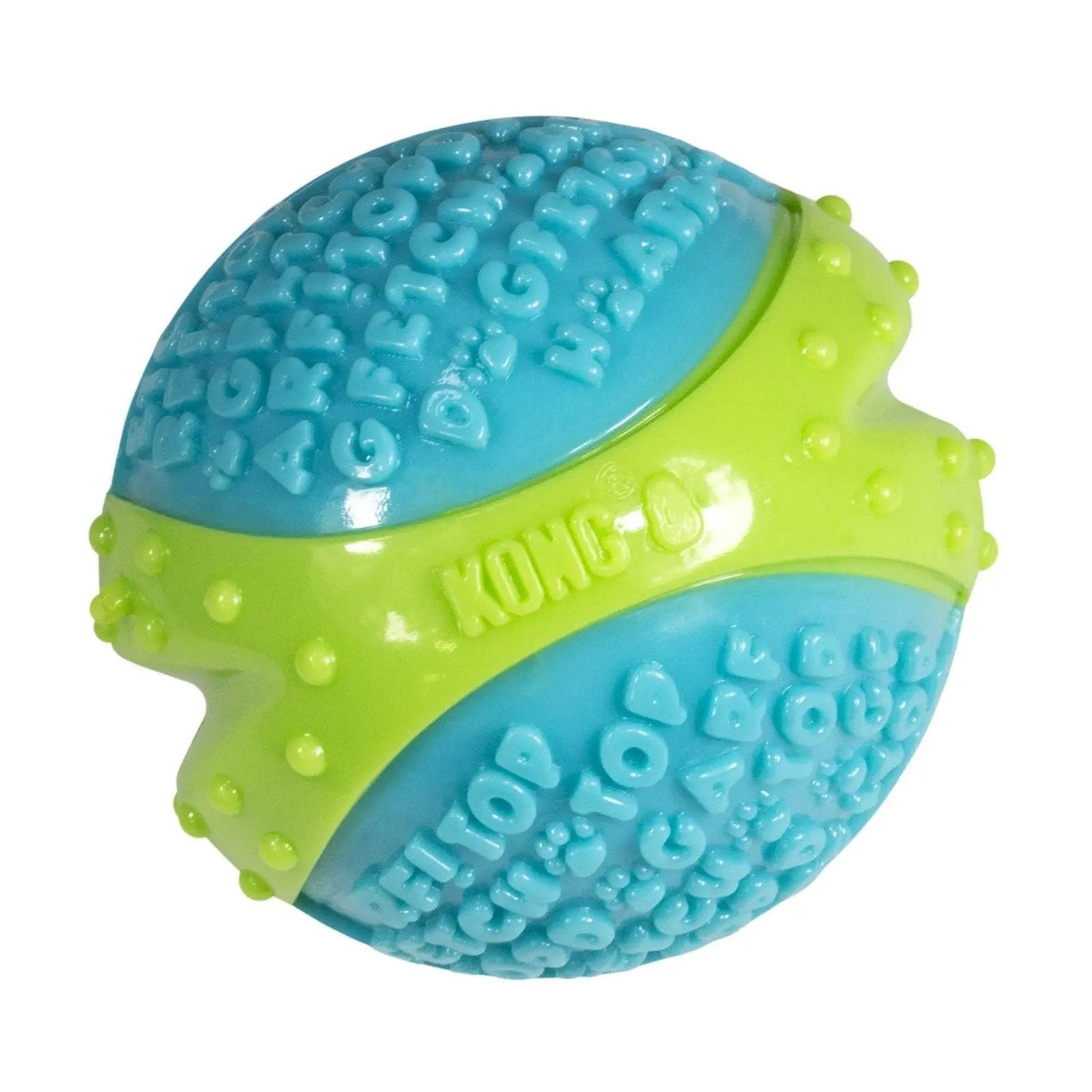KONG CoreStrength Large Dental Ball Chew Toy For Teeth Cleaning