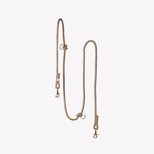 Dog Leash Hands Free Braided Sand 🐕