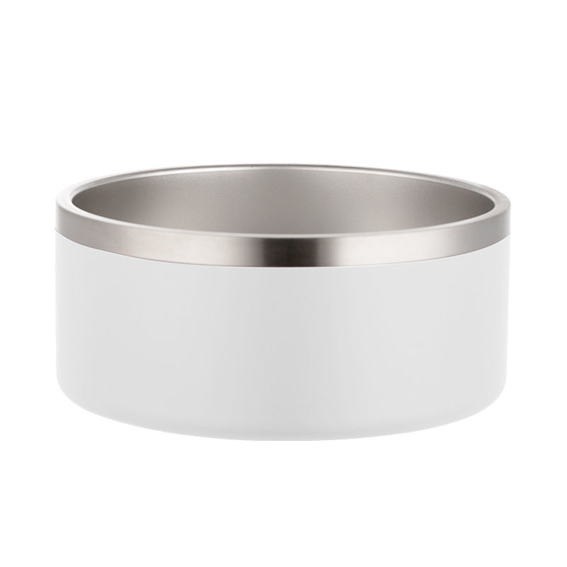 Stainless Steel Dog Bowl Inside And Outside 304 With Silica