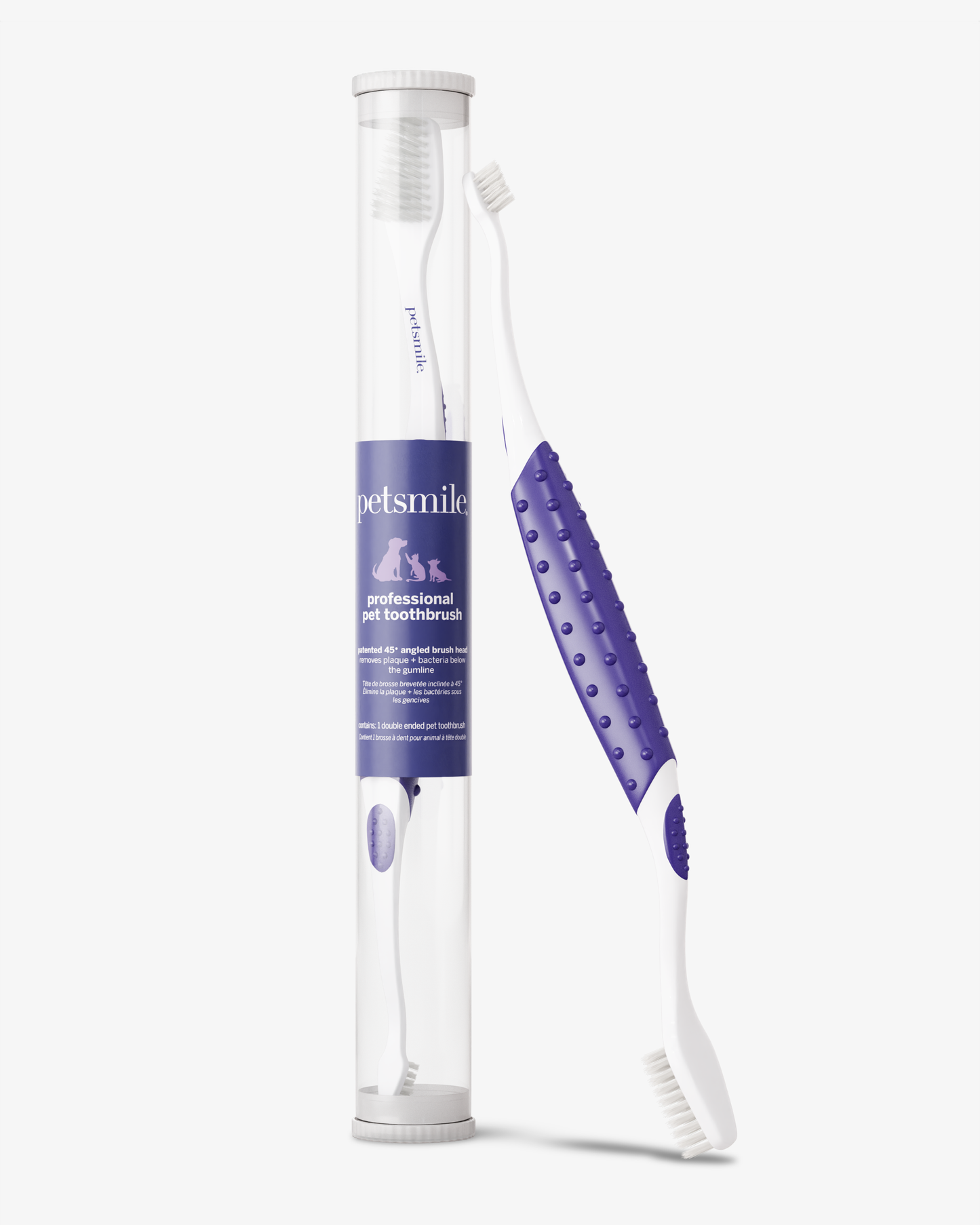 Professional Pet Toothbrush 45 Degree Dual Ended 🪥