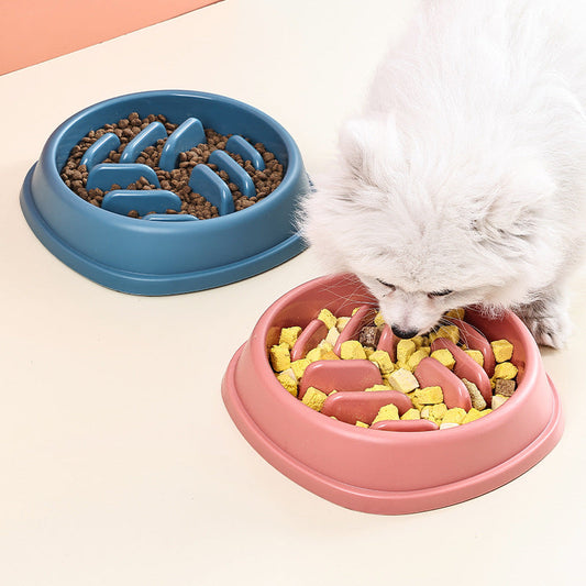 Dog Bowl Cat Slow Feeder Bowl Anti-choking Slow Feeder For