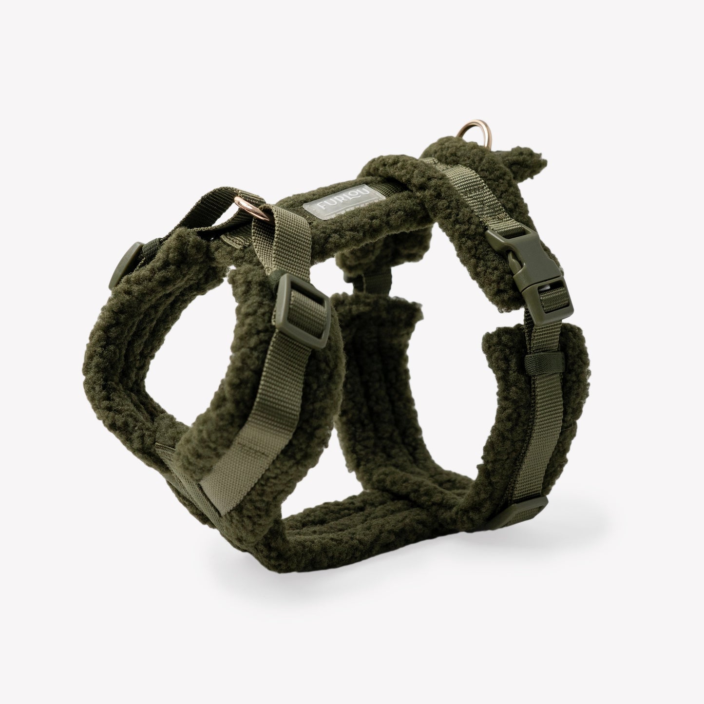 Dog Harnesses 'Moss Green' Sherpa Dog Harness Premium Pet Su