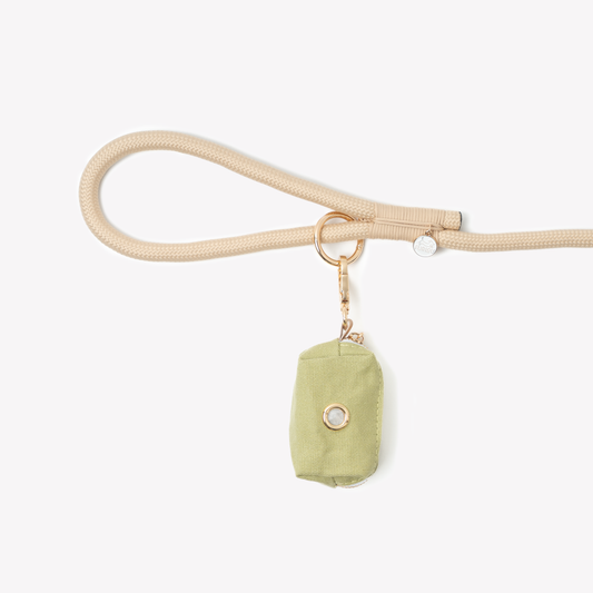 Poop Bag Holder Green Leash Clip 💚