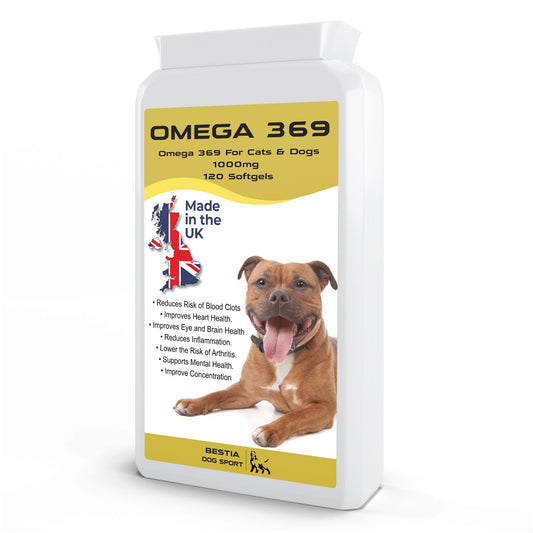 Fish Oil-Bestia Dog Sport Omega 369 Skin & Joint Health
