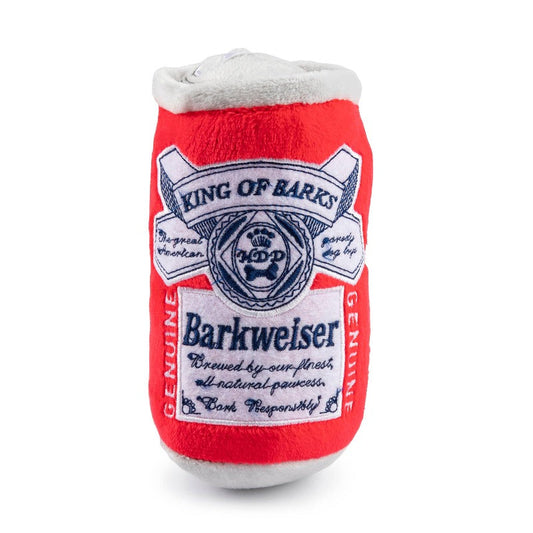 Barkweiser Can Plush Squeak Dog Toy