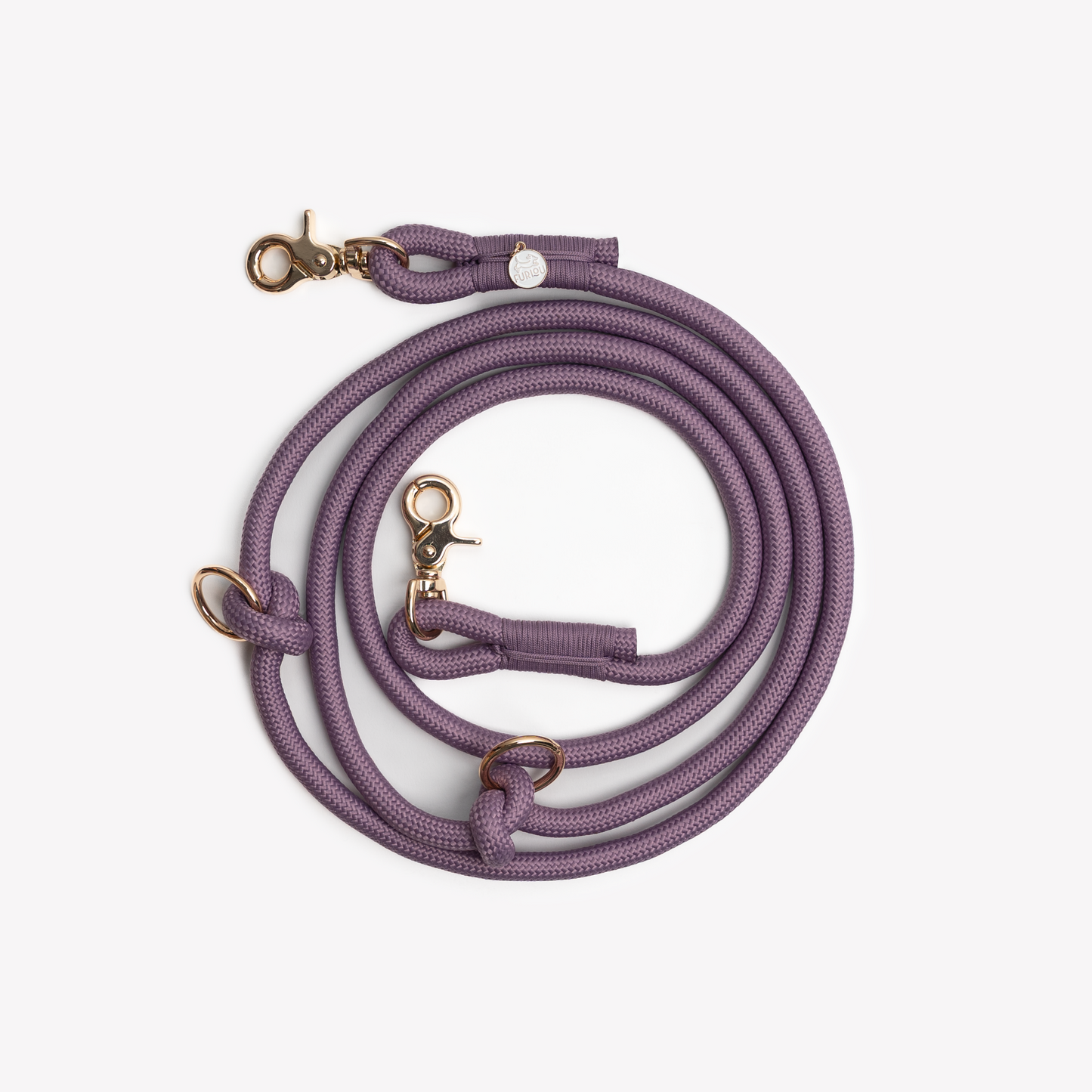 'Lilac' - Hands Free Braided Leash - Purrfect Pet Kingdom
