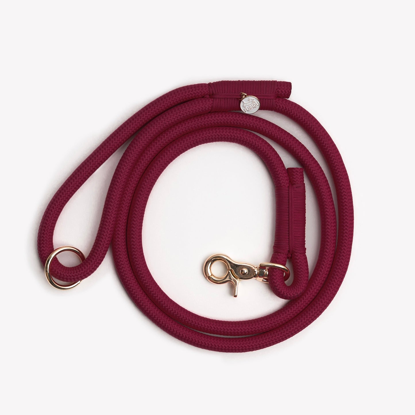 Purrfect Pet Kingdom Bordeaux' - Braided Rope Leash (Default Title) - Premium Dog Leashes