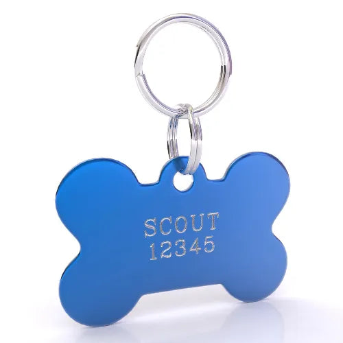 HyperLite Bone Dog ID Tag with Engraving