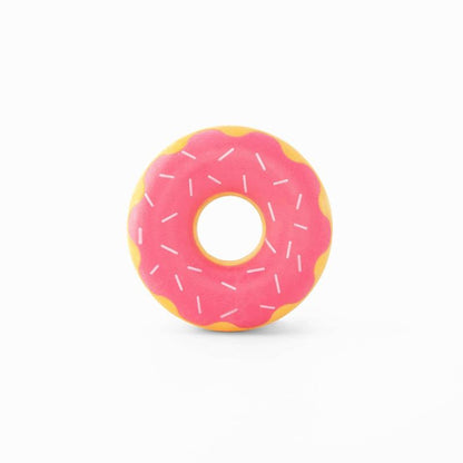 ZippyTuff Donutz Strawberry Dog Toy