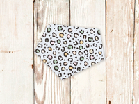"Pastel Leopard Print" Dog Bandana