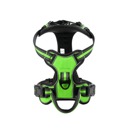 Dog Vest Chest And Back Breathable Reflective Gallus Hand