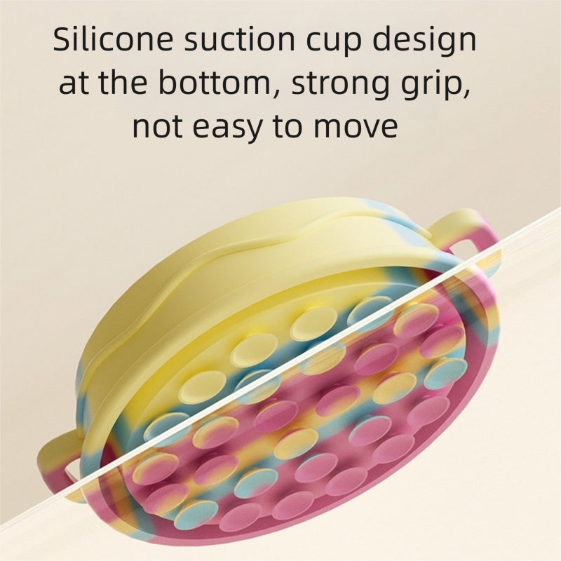 Cross-border Dog Bowl, Double-ear Handle Silicone Slow Food