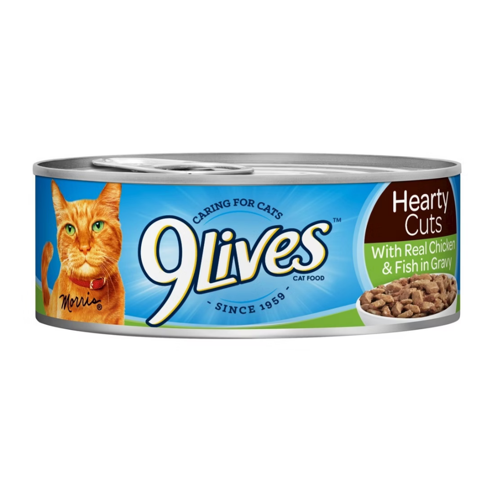 9Lives Hearty Cuts With Real Chicken & Fish in Gravy (5.5oz) - 9Lives Cat Food - Farmacias Savia - Default Title - 79100003204