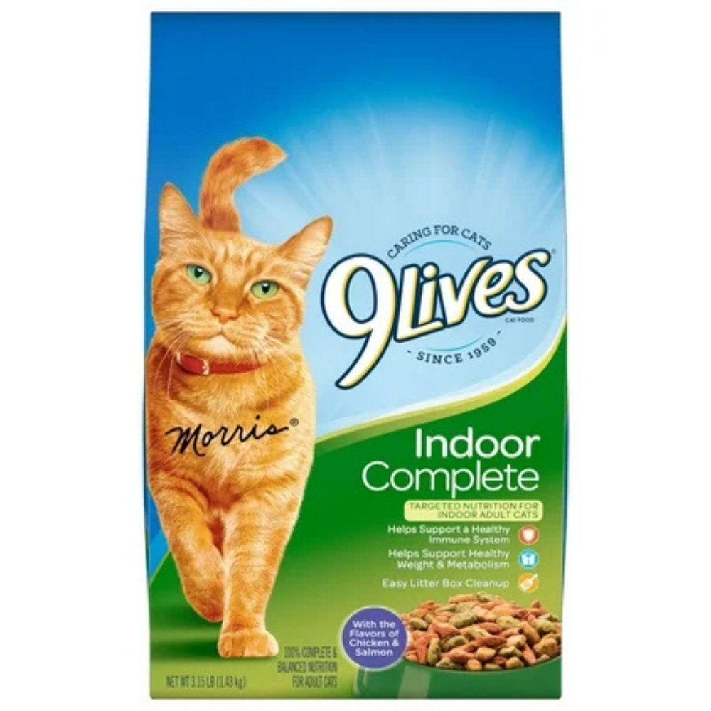 9Lives Indoor Complete (3 Pack 3.15lbs) - 9Lives Cat Food - Farmacias Savia - Default Title - 79100505647