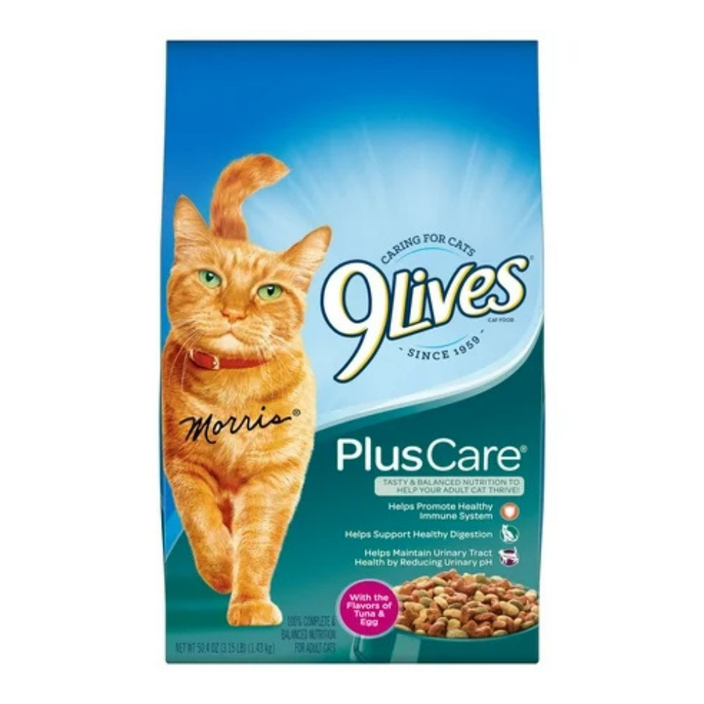 9Lives Plus Care Dry Cat Food (3.15 lb. Bag) - 9Lives Cat Food - Farmacias Savia - Default Title - 79100514175