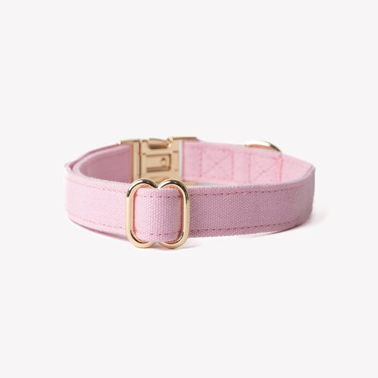 'Pink' - Canvas Dog Collar - Purrfect Pet Kingdom