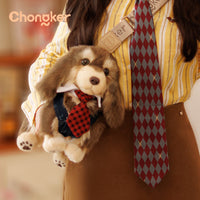 Dachshund Shoulder Bag ? Plush Dog Purse for Girls