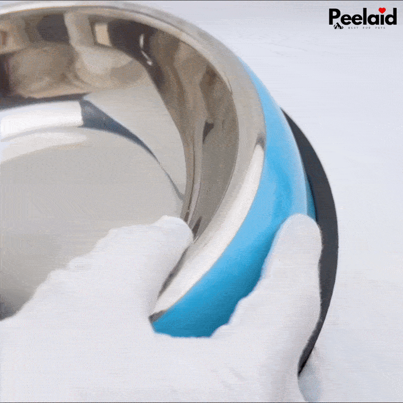 Peelaid™ Pastel Stainless Steel Pet Bowl