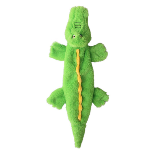 New Pet Plush Crocodile Pig Elephant Sound Paper Toy Dog Boredom-Relieving Durable Shell Toy