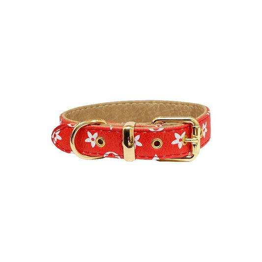 Lauren Luxury Red Dog Collar