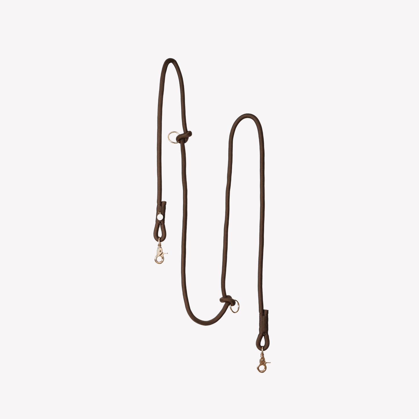 Brown - Hands Free Braided Leash