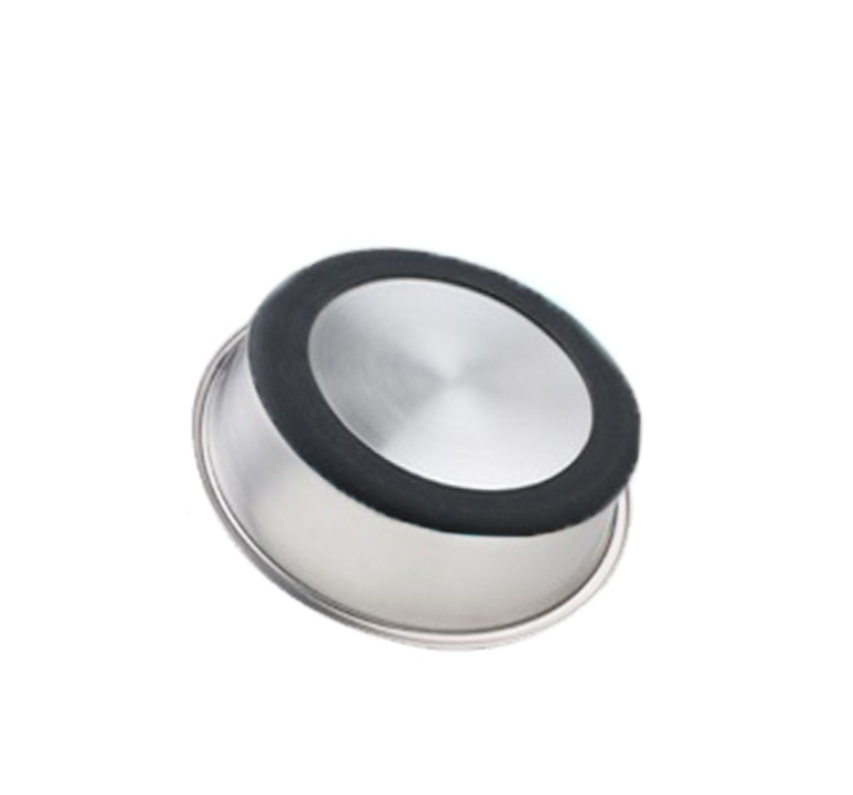 Silicone Pet Bowl Stainless Steel Dog Bowl Dog Food Bowl