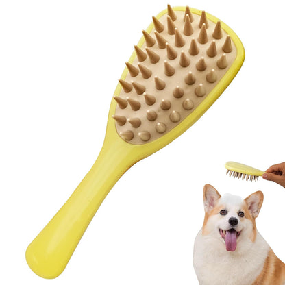 Pet Silicone Shampoo Brush For Long Short Hair Dogs Cats