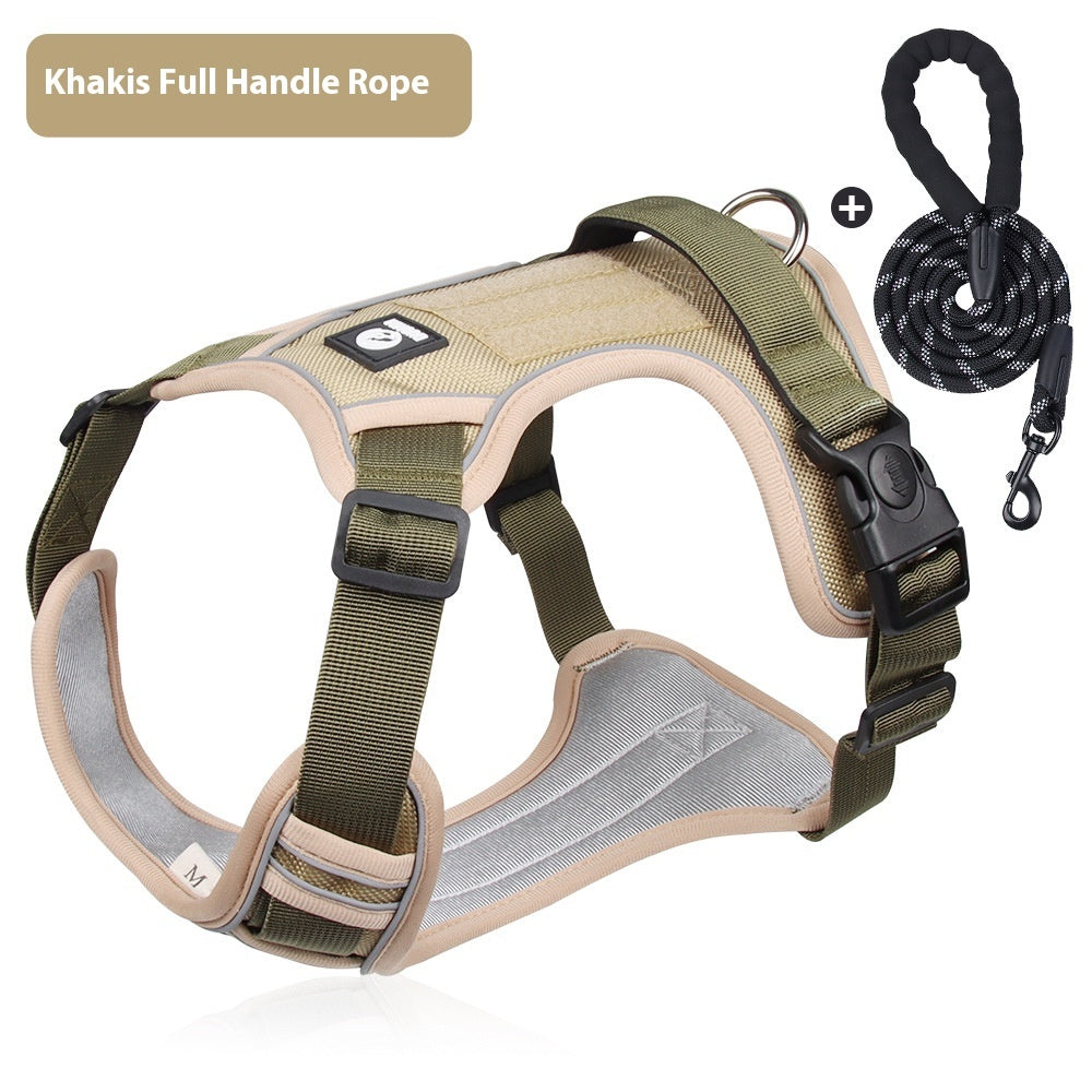 Dog Hand Holding Rope Explosion-proof Handle Chest Back