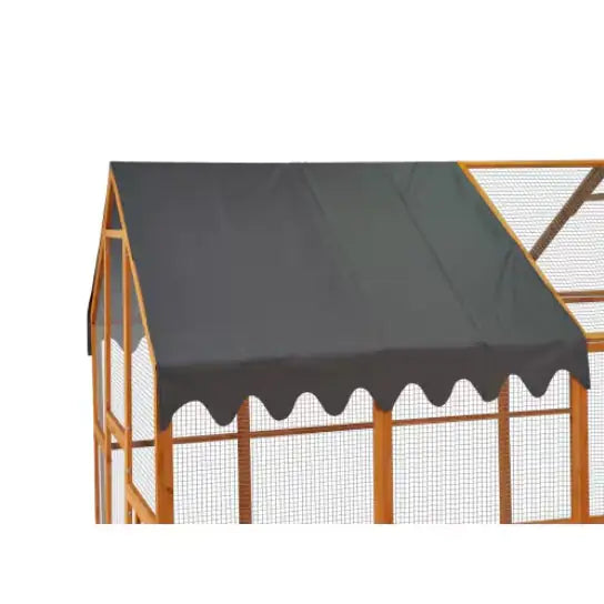 Deluxe Outdoor Pet Haven with Waterproof Guard - Ameraeon