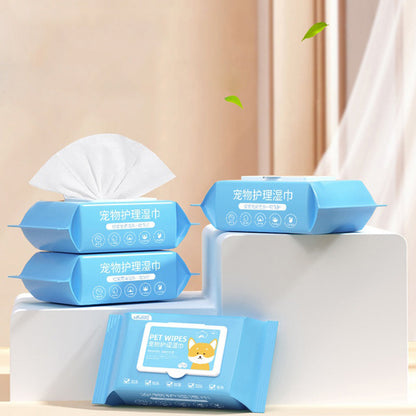 Premium Pet Grooming Wipes for Dogs and Cats 100 Count Pack