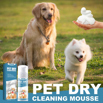 Waterless Grooming Mousse for Dogs and Cats | Fresh Clean