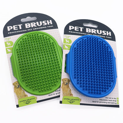 Premium Soft Silicone Pet Bath Brush for Gentle Grooming Joy