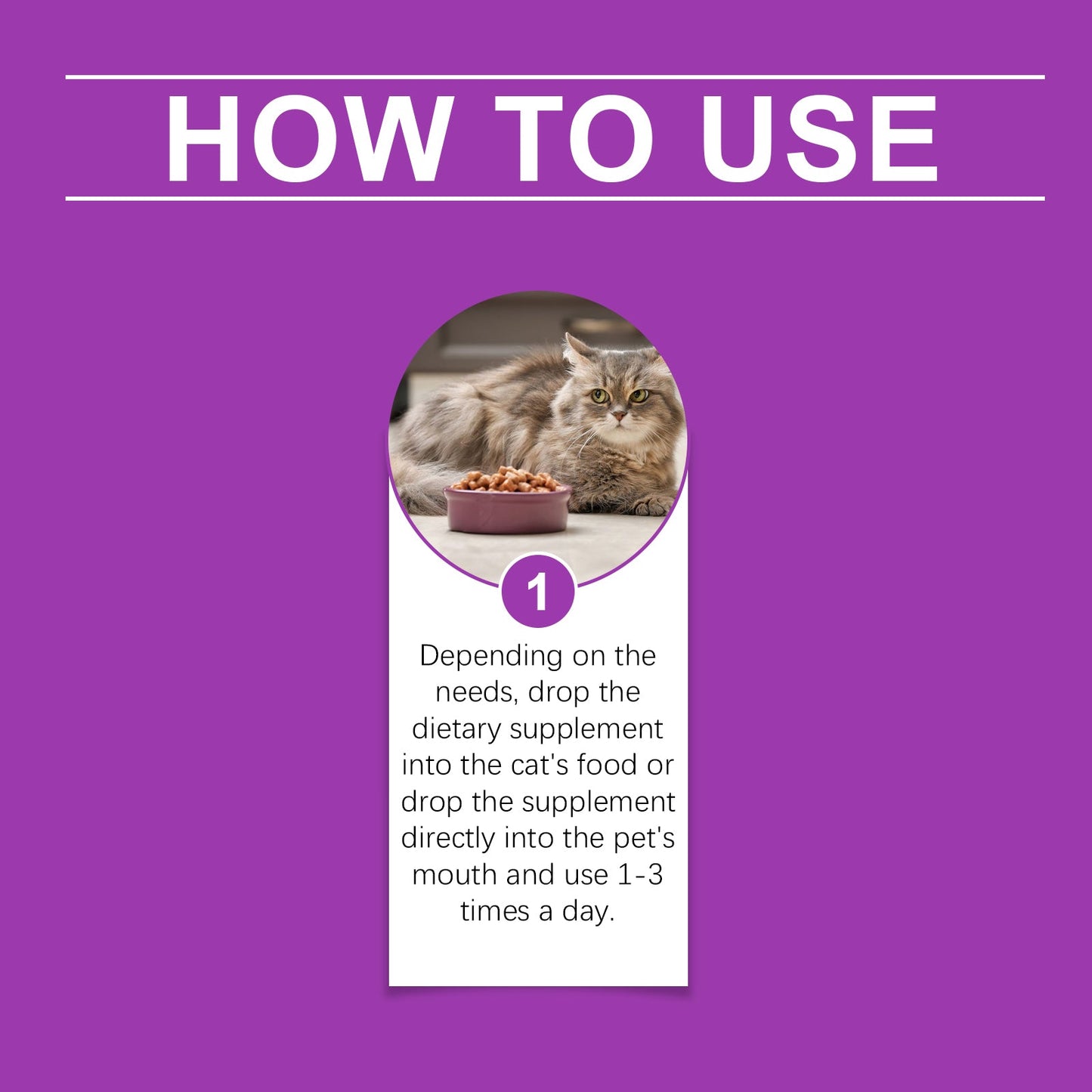 Pet Cat Vitamin Drops Care For Pets With Physical Discomfort Daily Care Vitamin Supplements - Purrfect Pet Kingdom