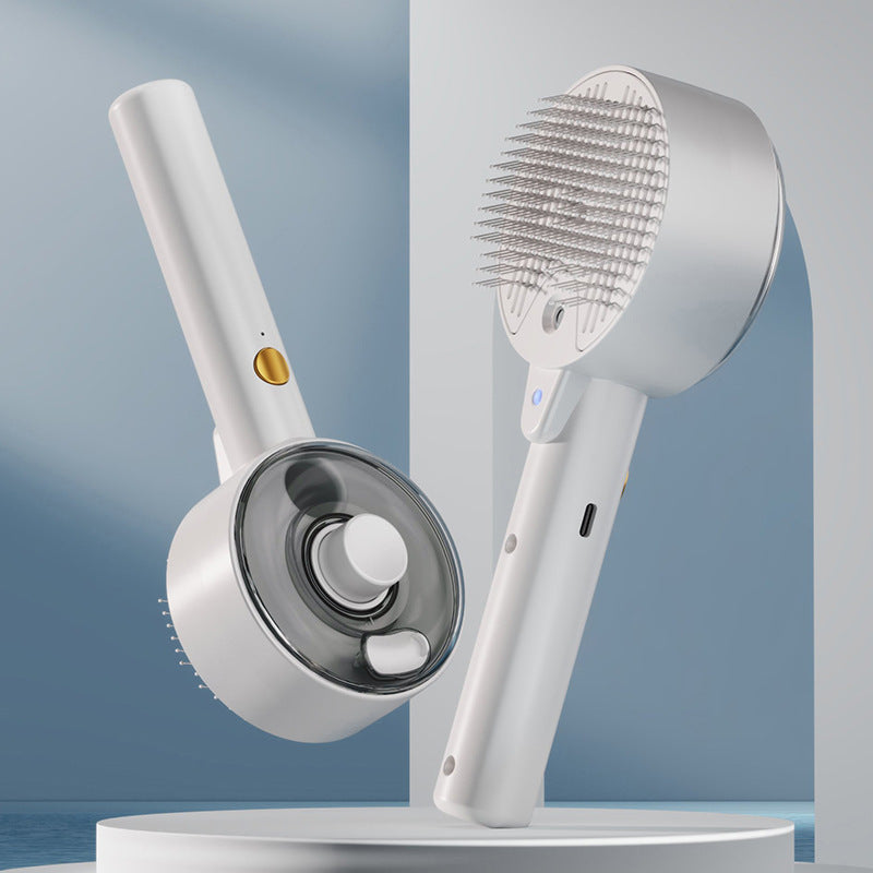 Pet Hair Remover Steam Brush Self-Cleaning 🧹 - Purrfect Pet Kingdom