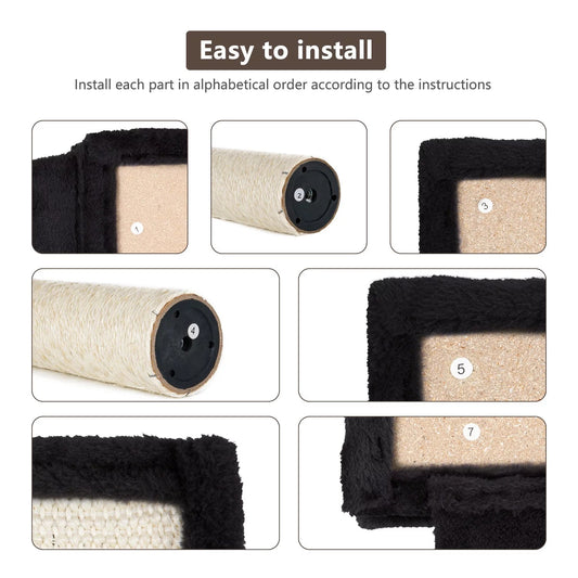 Wall - Mounted Cat Condo & Climbing Tower – Space - Saving, Sturdy & Fun for Multiple Cats - Elevate Marketplace