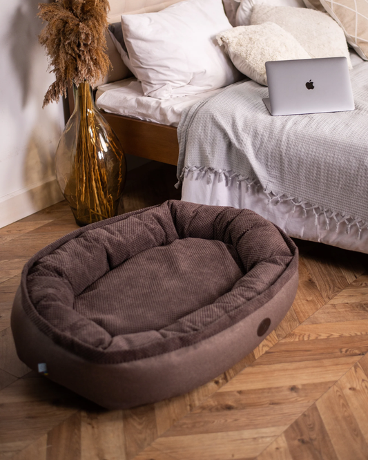 Purrfect Kingdom™ - Cuddly Bagel Pet Sleeper Bed