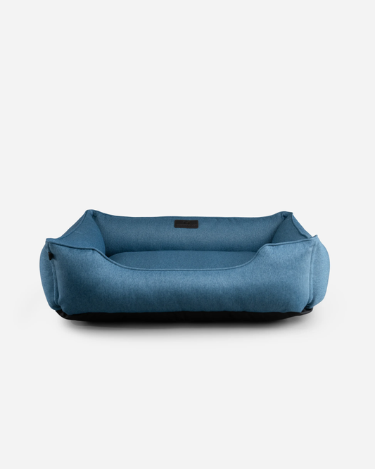 Purrfect Kingdom™ - Denim Cotton Bolster Pet Bed