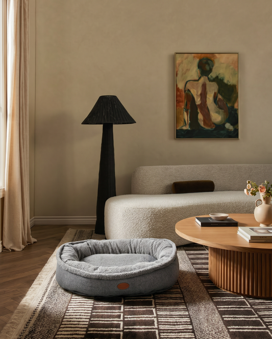 Purrfect Kingdom™ - Furry Bagel Bolster Pet Bed