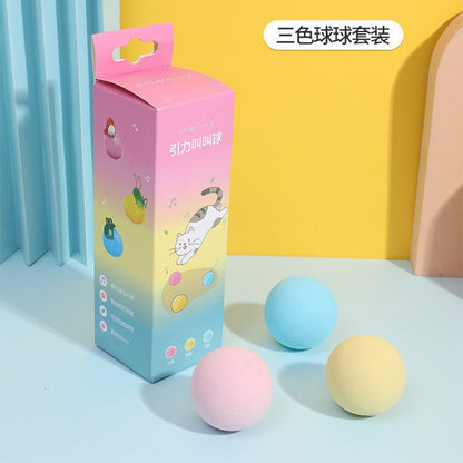 Interactive Ball Smart Cat Toys, Plush Electric Catnip