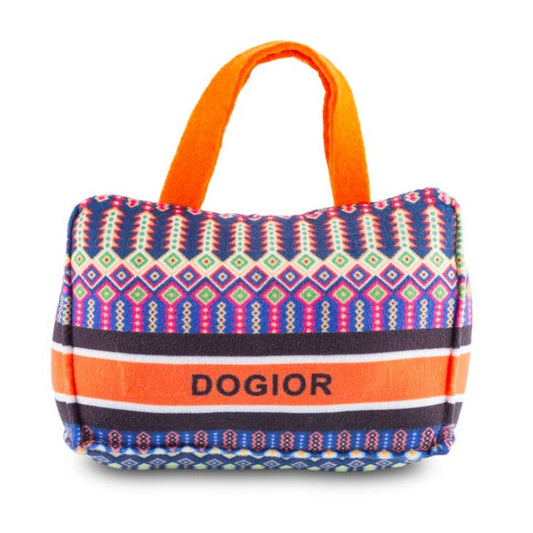 Dog-ior Bark Tote Plush Squeak Dog Toy