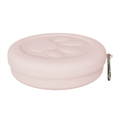 Pet Outdoor Portable Dog Food Bowl Snack Box Feeding Food