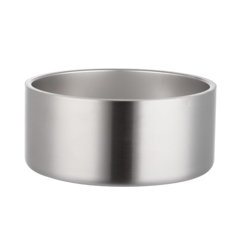 Stainless Steel Dog Bowl Inside And Outside 304 With Silica