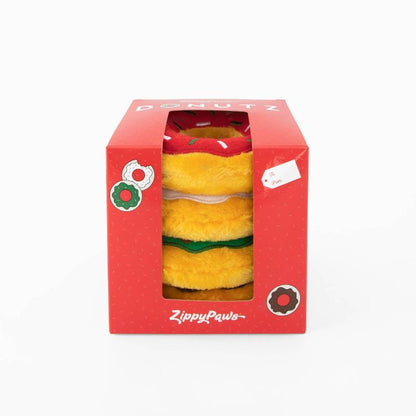 Holiday Donutz Gift Box (4-pack) Dog Toys
