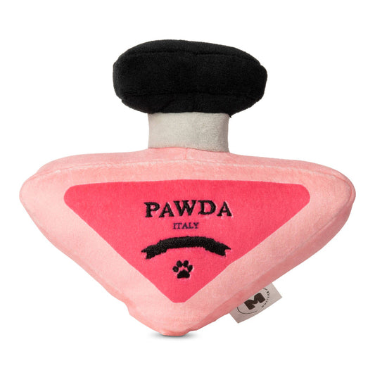 Pawda Pink Luxury Pawfum Plush Squeak Dog Toy