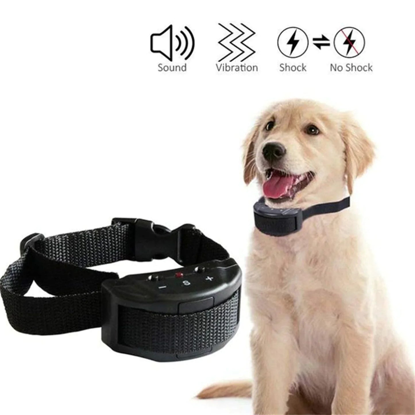 Automatic Anti Bark Barking Dog Shock Control Collar Device Large Medium Small - Mimarta