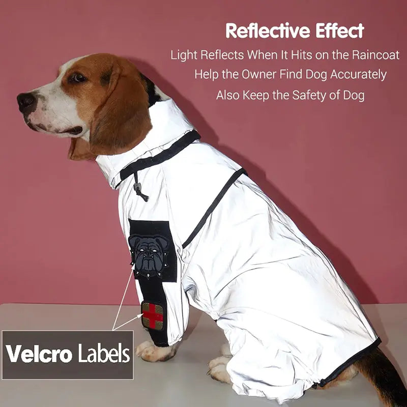 Reflective Dog Raincoat - Reflective Dog Jacket - Mimarta