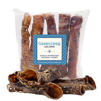 Country Living All-Natural Beef Trachea Dog Treats,